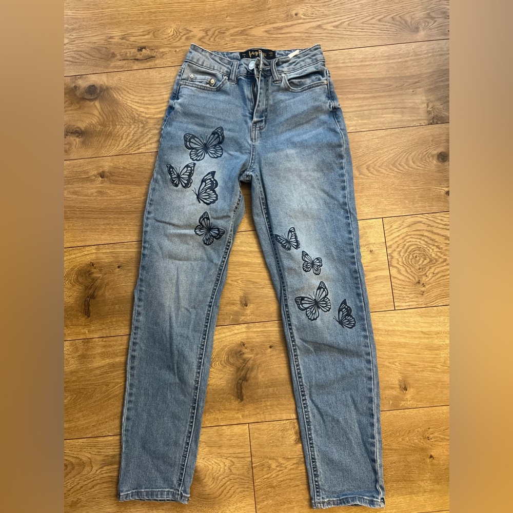 Butterfly jeans, juniors size 0. Worn twice